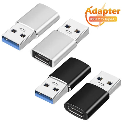 Adaptador de carga USB Tipo C Hembra a USB 3.2 Macho